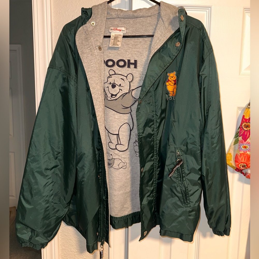 Vintage Green Disney Winnie the Pooh Jacket